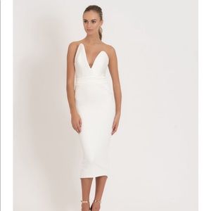 Zhivago “I take the dice” dress small AU 8 white